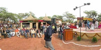 Dandiya by artists from different states and audience