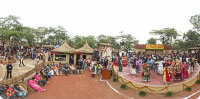 Dandiya by artists from different states and audience