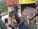 Indian folk dancers having South Africa originity