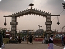 Main entrance gate showing Chattisgarh culture