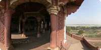 Outside view from Agra Fort Terrace