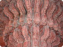 Beautiful stone carving insdie Diwan-E-Khaas