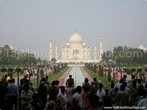 View of Taj Mahal from Gateway