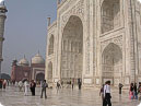 Side view of Main Entrance for Taj Mahal Tomb
