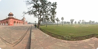 Side view of Akbar Tomb