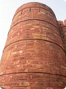 One of the pillar of fencing of Agra Fort