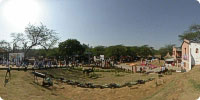 A view of partial fair ground campus