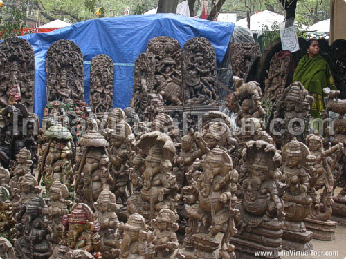 Wooden statue