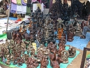 Statues of terracotta