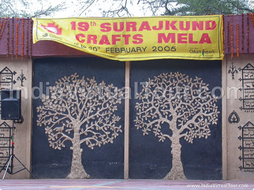 Background of cultural events stage