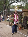 An artist posing as Ravan