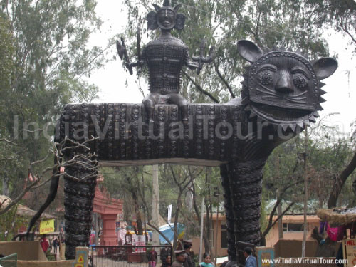 Entrance to fair ground from Surajkund Tourist Complex