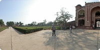 View of Entrance gate of Itmad-Ud-Daulah Tomb Monument Campus