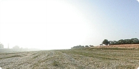 View of Taj Mahal and Black Taj Mahal from the bank of river Yamuna