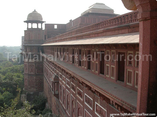 View of Agra Fort from outside
