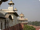 View of Octagonal Tower and Golden Pavilions from outside
