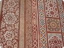 Beautiful Stone Inlay work on Red Sandstone on Southern Gate