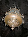 A beautiful Lighting Hanging in the Akbar Tomb