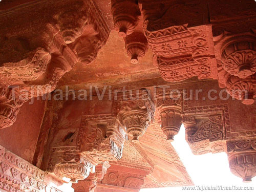 Beautiful stone carving in Turkish Sultana House