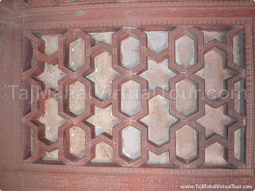 Beautiful stone carving in Turkish Sultana House