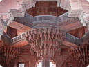 Beautiful stone carving insdie Diwan-E-Khaas