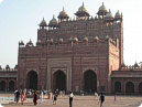 Inside view of Buland Darwaja to enter in Dargah of Sheikh Salim Chisti Campus, made for public