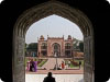 View of Entrance gate of Itmad-Ud-Daulah Tomb Monument Campus
