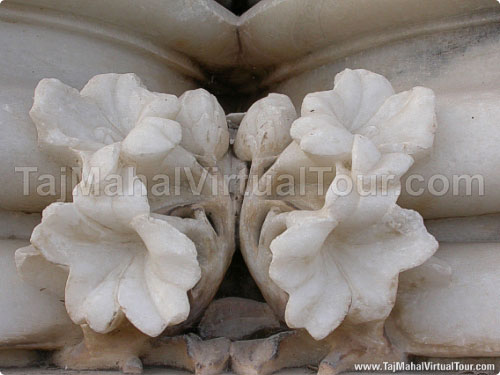 Unexplainable stone carving in Radha Swami Samathi
