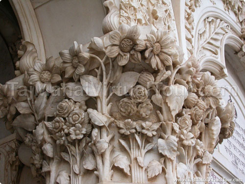 Unexplainable stone carving in Radha Swami Samathi