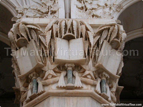 Unexplainable stone carving in Radha Swami Samathi