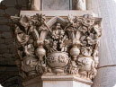 Unexplainable stone carving in Radha Swami Samathi