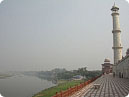 View of river Yamuna flowing towards East